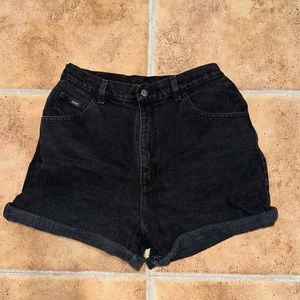 Lee Vintage Black Jean Shorts, size 12